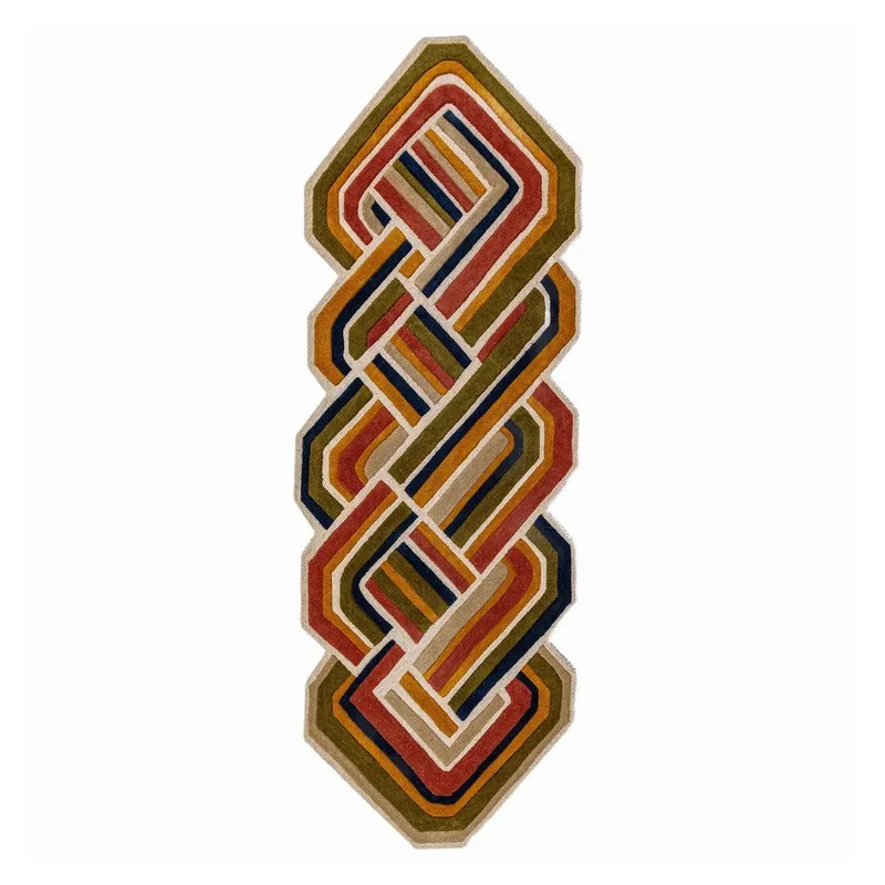 Wełniany chodnik tkany ręcznie 80x300 cm Lattice Shaped – Flair Rugs Bonami Tylko do końca tygodnia