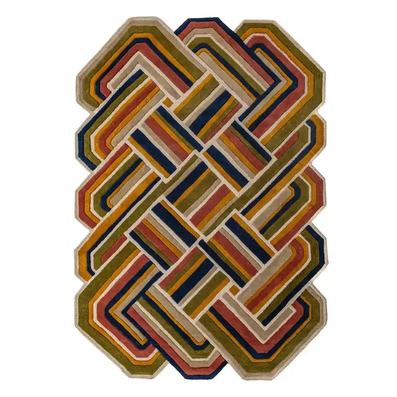 Najlepsza cena Wełniany dywan tkany ręcznie 160x230 cm Lattice Shaped – Flair Rugs Bonami