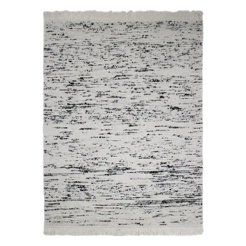 Szaro-kremowy wełniany dywan tkany ręcznie 140x200 cm Ellsa – Flair Rugs Bonami Dodaj do koszyka