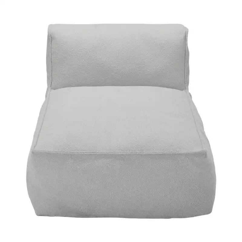 Jasnoszary moduł sofy ogrodowej z materiału bouclé (z szezlongiem) Grow – Blomus Bonami Oferta