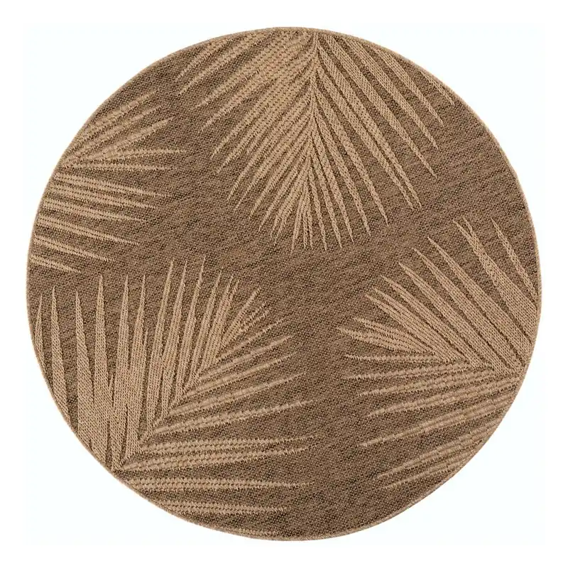 Nie przegap Brązowy okrągły dywan odpowiedni na zewnątrz ø 160 cm Timber 1403 – Ayyildiz Carpets Bonami
