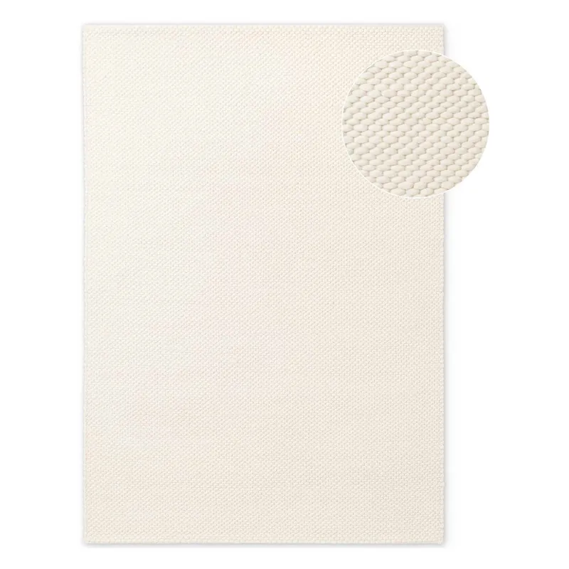 Kremowy wełniany dywan tkany ręcznie 160x230 cm Lyon Beans – Elle Decoration Bonami Promocja