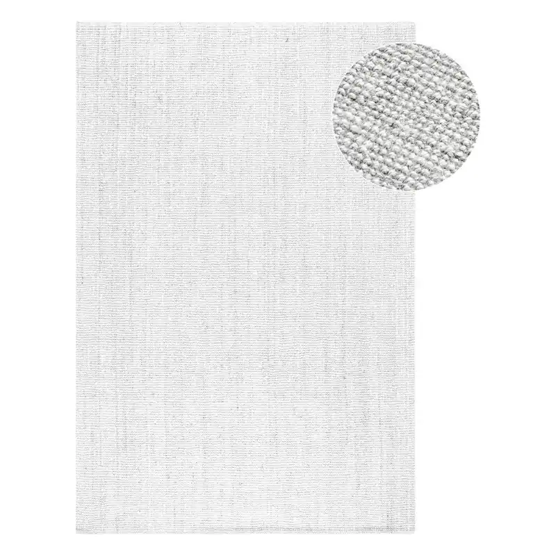 Jasnoszary dwustronny dywan tkany ręcznie z juty 160x230 cm Bouclé Jaipur – Hanse Home Bonami Zamów dziś