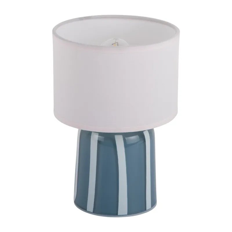 Niebieska metalowa lampa stołowa LED (wysokość 20 cm) Verano LED – Leitmotiv Bonami Premium