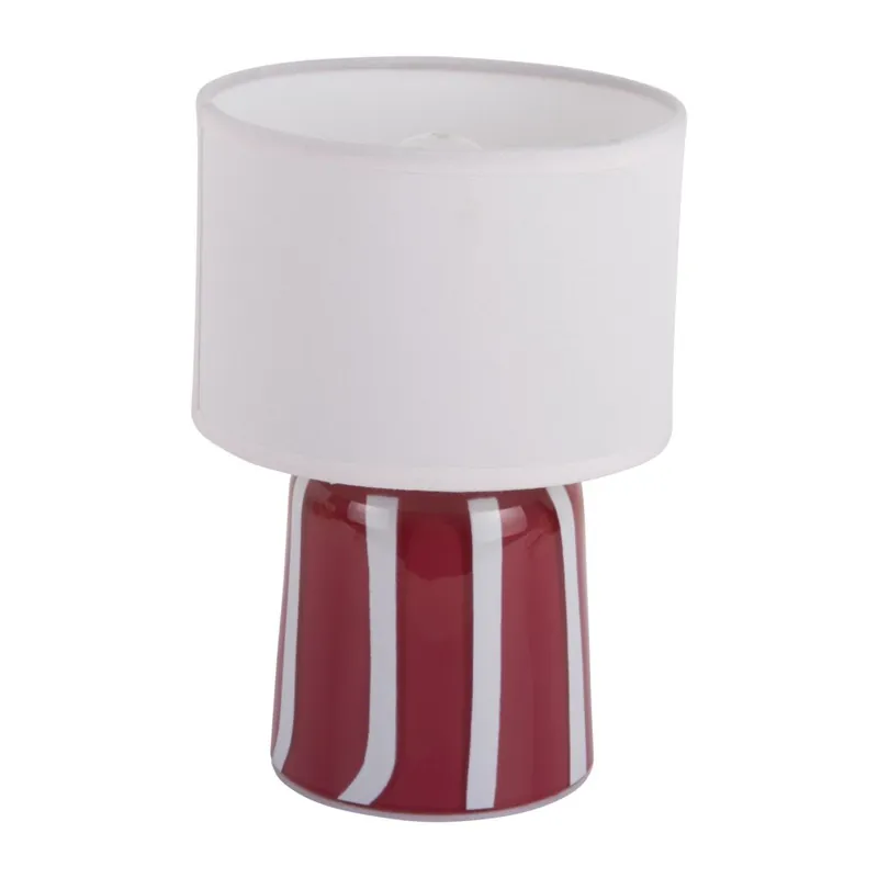 Czerwona metalowa lampa stołowa LED (wysokość 20 cm) Verano LED – Leitmotiv Bonami Oferta limitowana