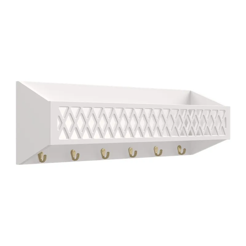 Biały wieszak dziecięcy ścienny 75x25 cm Harlequin – Cam Cam Copenhagen Bonami Oferta limitowana