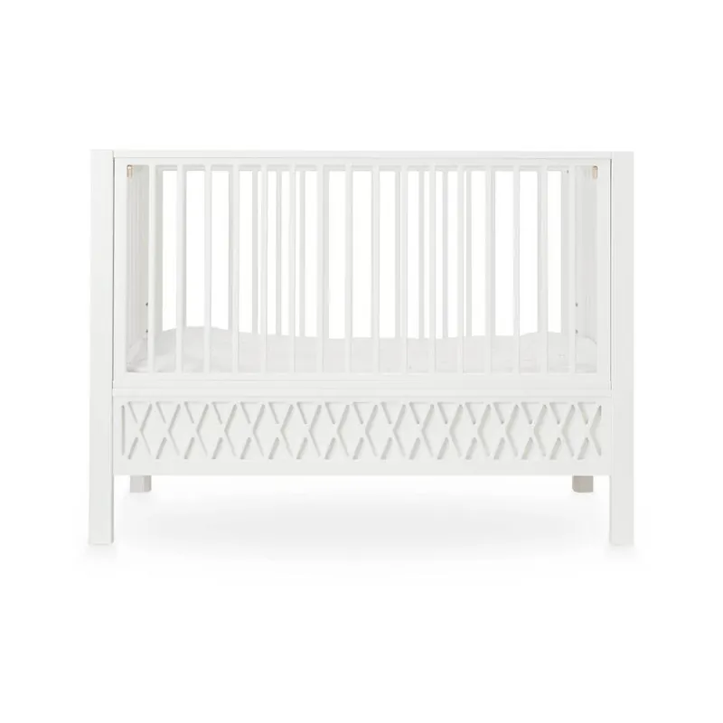 Białe łóżeczko z regulowaną wysokością/dostawne 60x120 cm Harlequin – Cam Cam Copenhagen Bonami Dodaj do koszyka