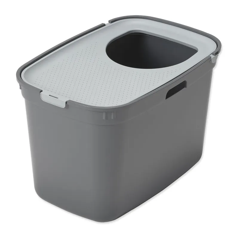 Super okazja Szara kuweta dla kota 39x59 cm Moderna Top Cat – Plaček Pet Products Bonami