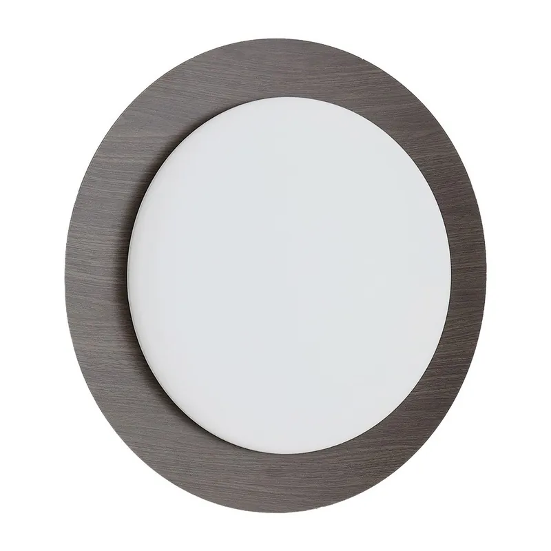 Łatwy zwrot Ciemnobrązowy metalowy kinkiet LED ø 40 cm Novae – Kave Home Bonami