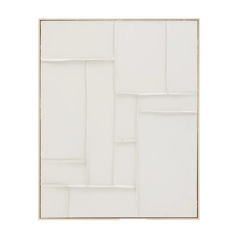 Ręcznie malowany/3D obraz z ramą w zestawie/na płótnie 80x100 cm Klis – Kave Home Bonami Ekspresowa dostawa
