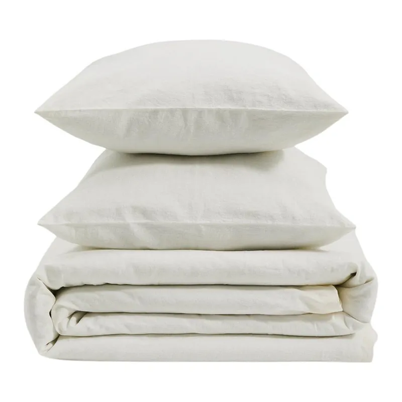 Pościel dwuosobowa 3-częściowa w kolorze kości słoniowej 220x240 cm Simmel – Kave Home Bonami Oferta