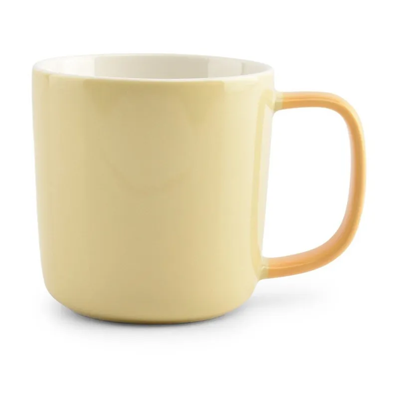 Jasnożółty kubek new bone china 370 ml Mae – ONA Bonami Taniej