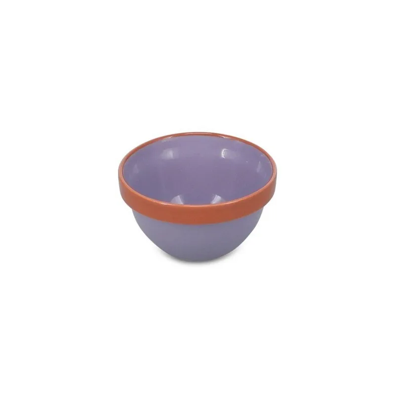 Kup online Pomarańczowa/fioletowa kamionkowa miska 170 ml Duo – ONA Bonami