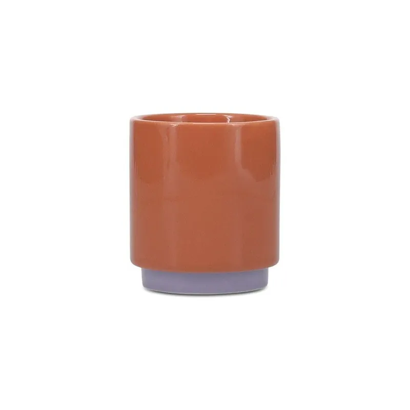 Łatwy zwrot Pomarańczowa/fioletowa kamionkowa filiżanka 270 ml Duo – ONA Bonami