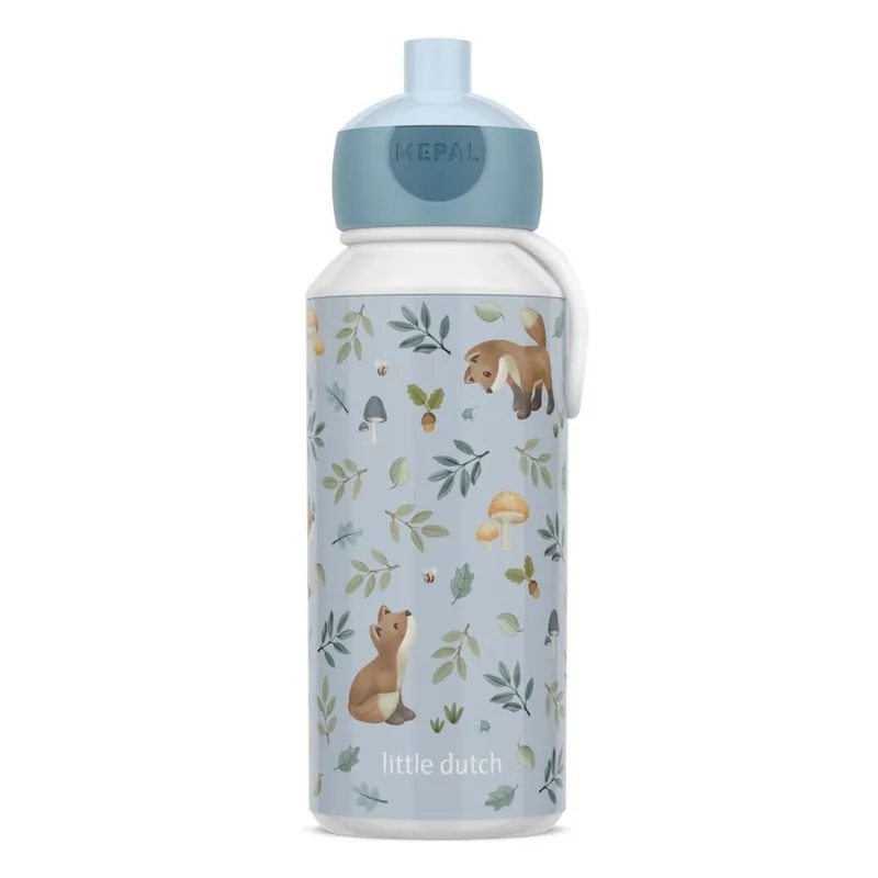 Popularny Jasnoniebieska plastikowa butelka dla dzieci 400 ml Forest Friends by Little Dutch – Mepal Bonami