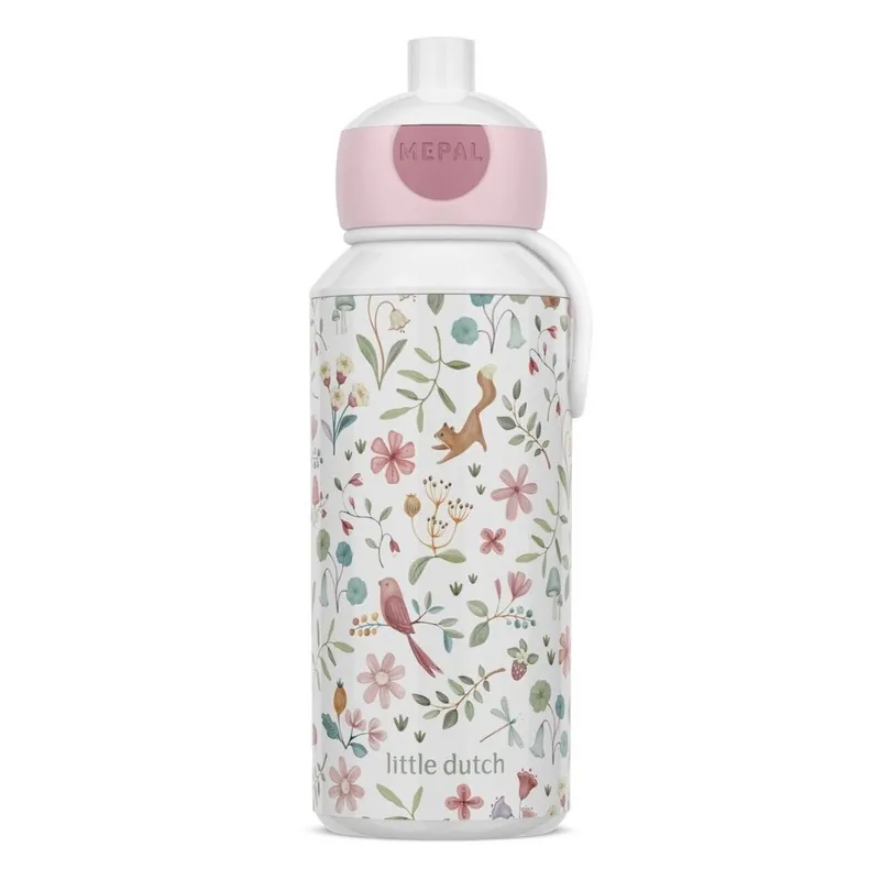 Tylko do końca tygodnia Biała/różowa plastikowa butelka dla dzieci 400 ml Fairy Wonders by Little Dutch – Mepal Bonami
