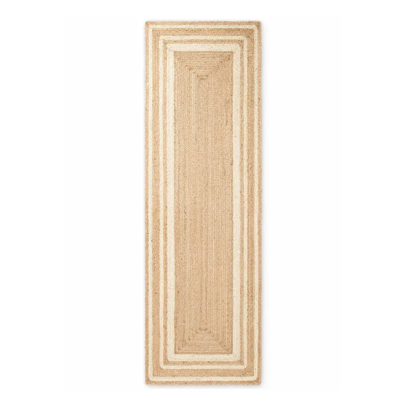 Okazja Kremowy/w naturalnym kolorze chodnik z juty dwustronny/tkany ręcznie 80x250 cm Looma – Hanse Home Bonami