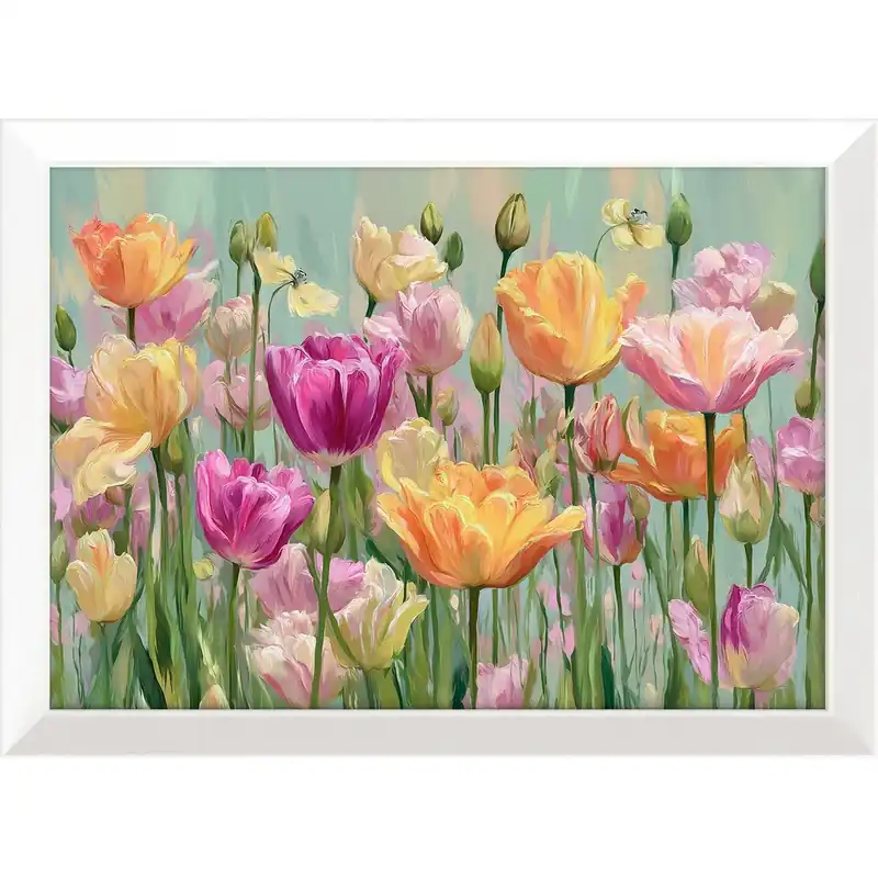 Hit cenowy Obraz drukowany z ramą w zestawie 75x56 cm Spring Tulip – Styler Bonami