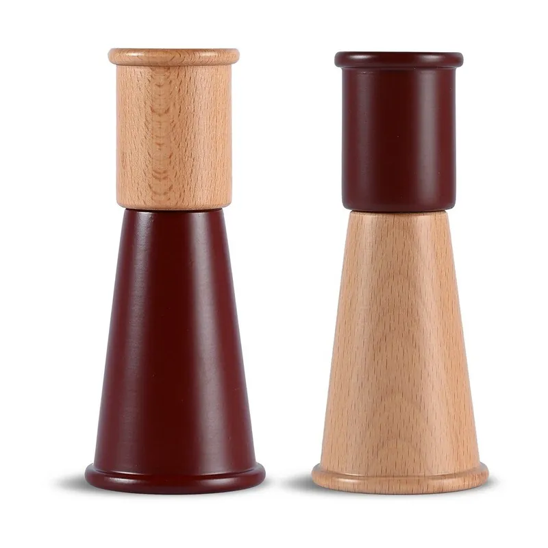 Czerwony/w naturalnym kolorze zestaw młynków do pieprzu i soli 2 szt. ceramiczny Gurken – Sagaform Bonami Sprawdź teraz