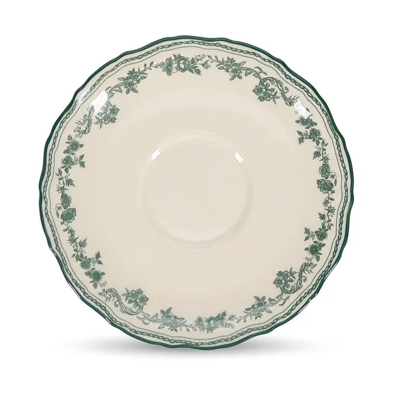 Promocja Zielony/w kolorze kości słoniowej spodek ø 15,5 cm Cyril – S P Collection Bonami