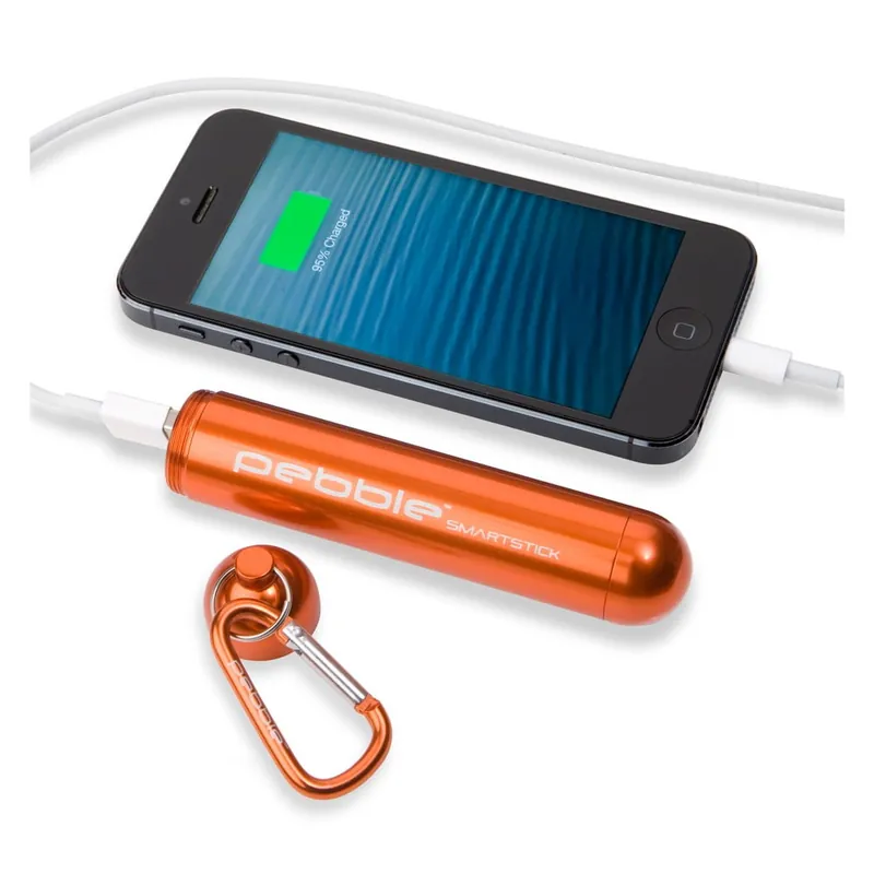 Wyjątkowa oferta Przenośna ładowarka Pebble Smartstick VPP-004, pomarańczowa Bonami