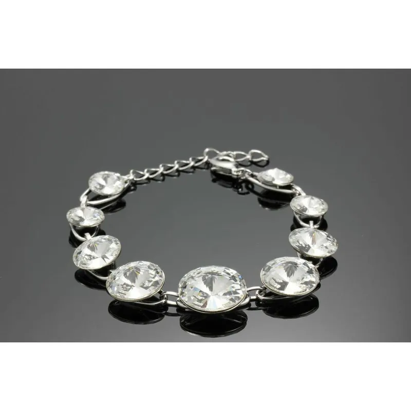 Bransoletka Swarovski Elements Triple Clear Bonami Premium
