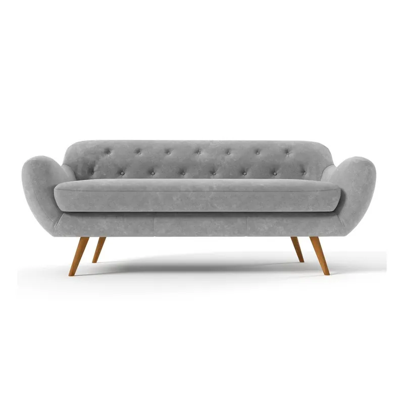 Szara sofa trzyosobowa Wintech Zefir Bonami Kup online