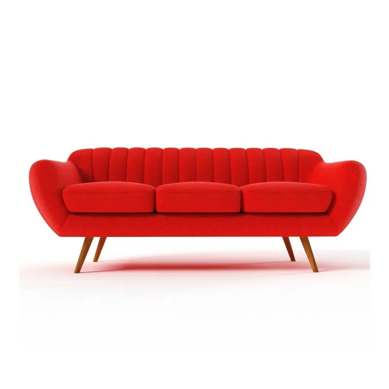 Ograniczona ilość Czerwona sofa trzyosobowa Wintech Azzurre Bonami