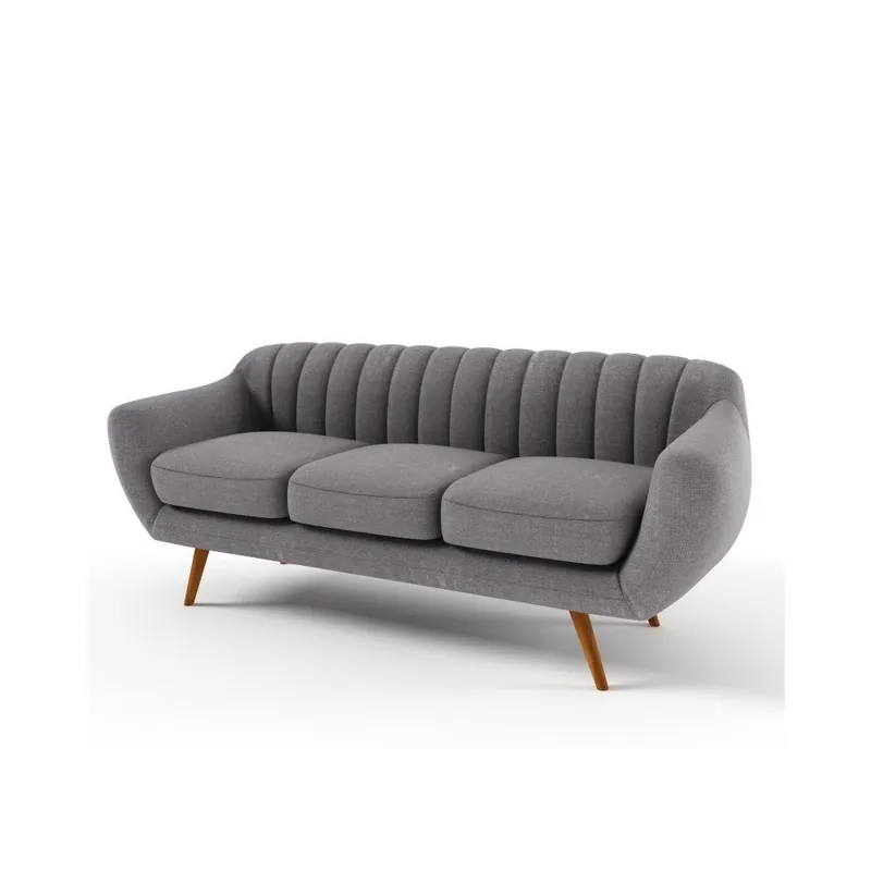 Oferta limitowana Szara sofa trzyosobowa Wintech Azzurre Bonami