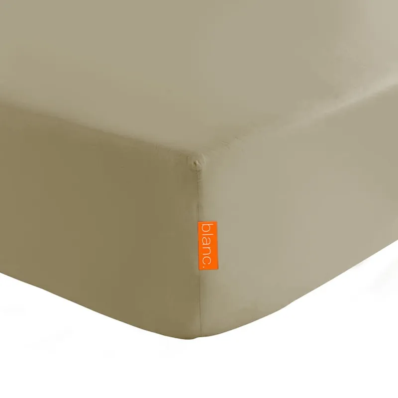 Jasnobrązowe elastyczne prześcieradło HF Living Basic, 160x200 cm Bonami Ostatnie sztuki