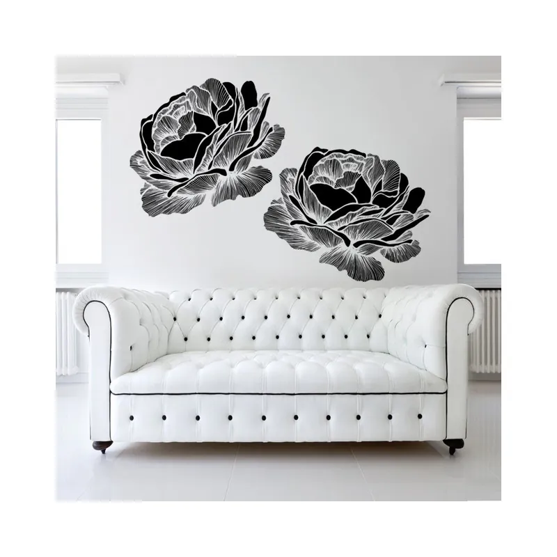 Cena promocyjna Naklejka ścienna Black Roses, 120x90 cm Bonami