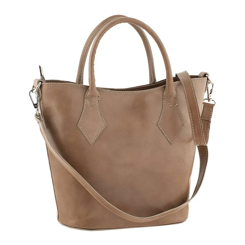 Skórzana torebka Teggie Beige Bonami Popularny