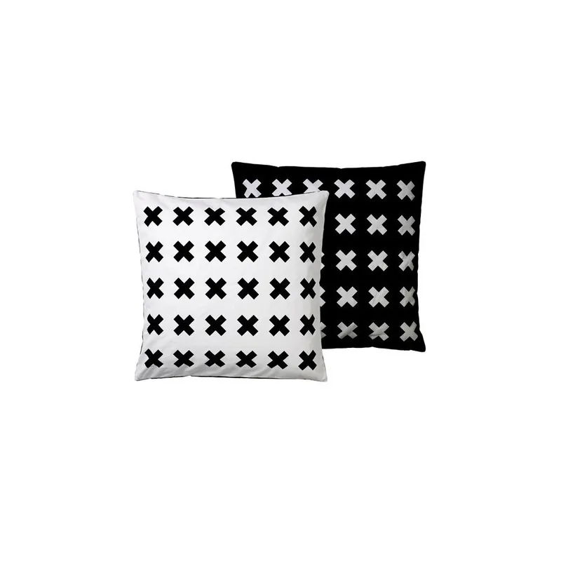 Dostępne od ręki Poduszka Stitches Black/White, 50x50 cm Bonami