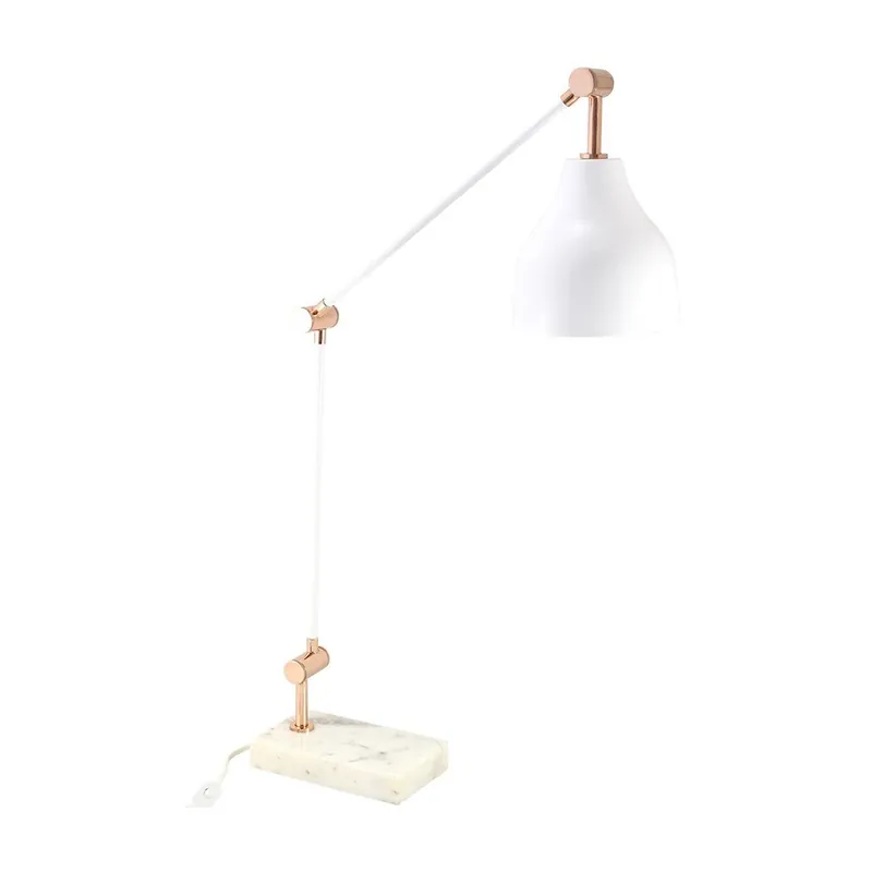 Lampa stołowa, biel/miedź Bonami Zamów teraz