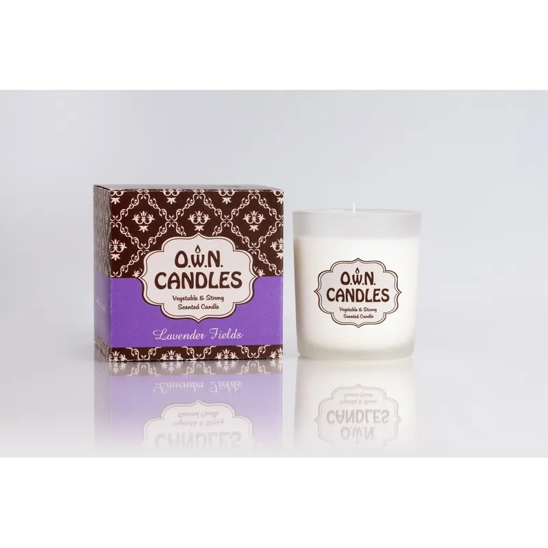 Tani Świeczka zapachowa Lavender Fields w opakowaniu podarunkowym Bonami