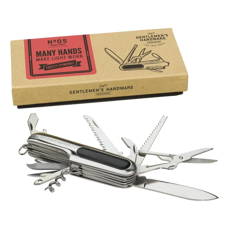 Dostępne od ręki Wielofunkcyjny scyzoryk Gentlemen‘s Hardware Pen Knife Bonami