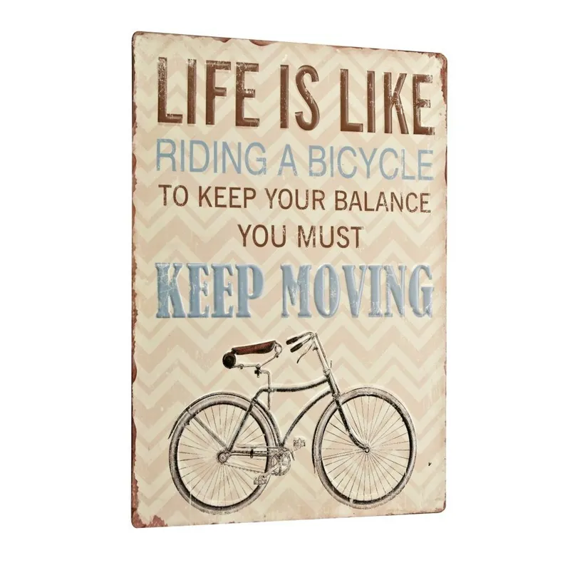Tablica Life is like riding a bicycle, 35x26 cm Bonami Darmowy zwrot
