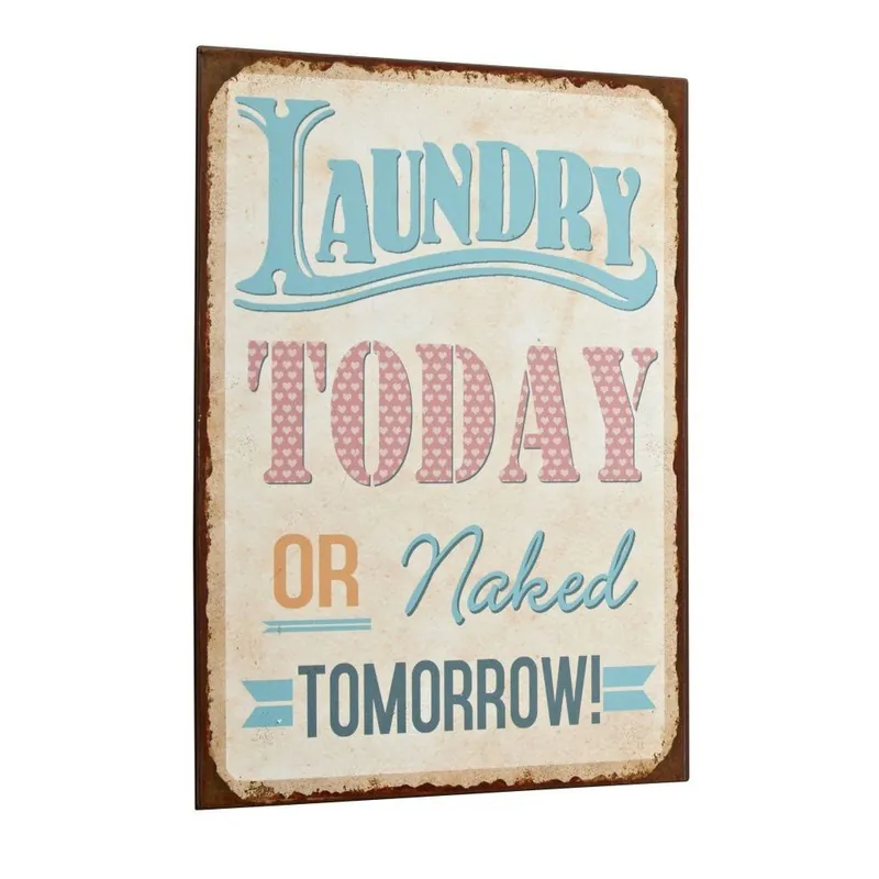 Tablica Laundry today, 35x26 cm Bonami Ograniczona ilość