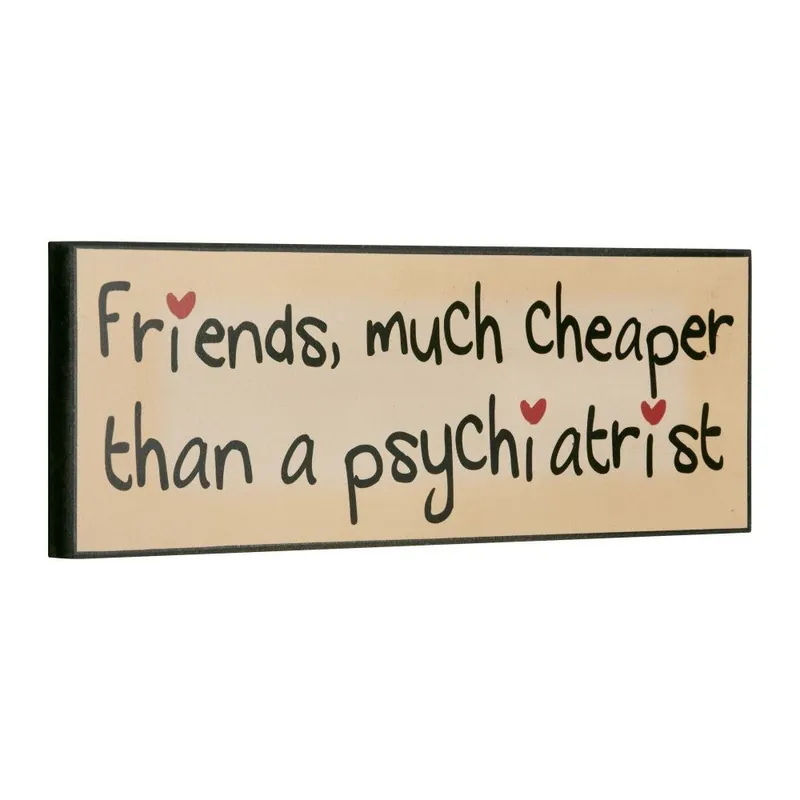 Tablica Friends much cheaper than, 14x40 cm Bonami Premium