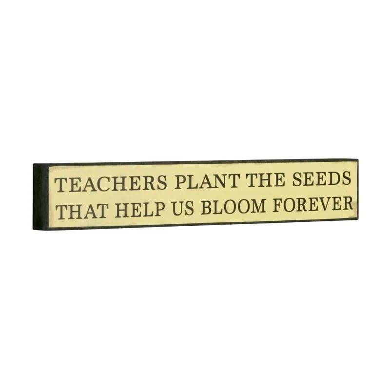 Tablica Teachers plant the seeds, 5x30 cm Bonami Popularny