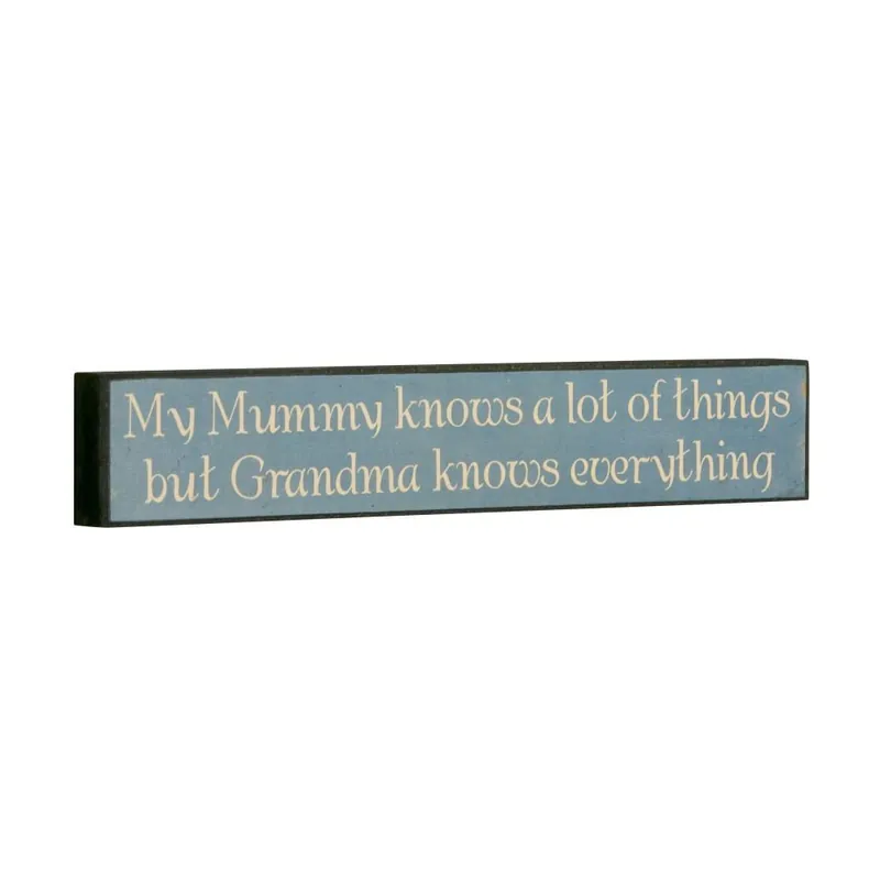 Tablica My mummy knows, 5x30 cm Bonami Niska cena