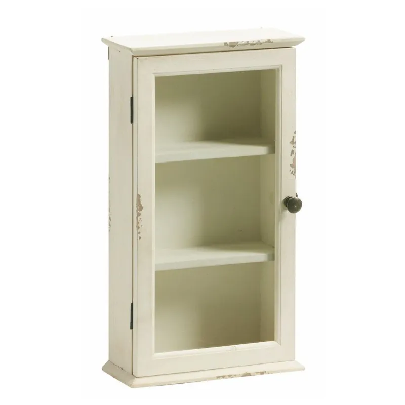 Szafka ze szklanymi drzwiczkami Antique White, 50x28 cm Bonami Nie przegap