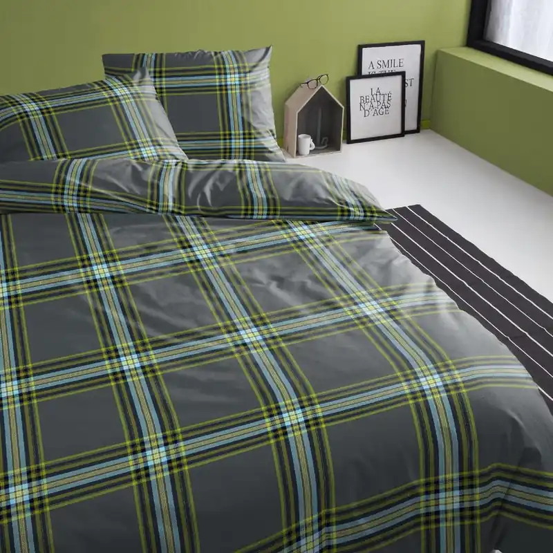 Oferta Pościel Centre Anthracite, 200x200 cm Bonami