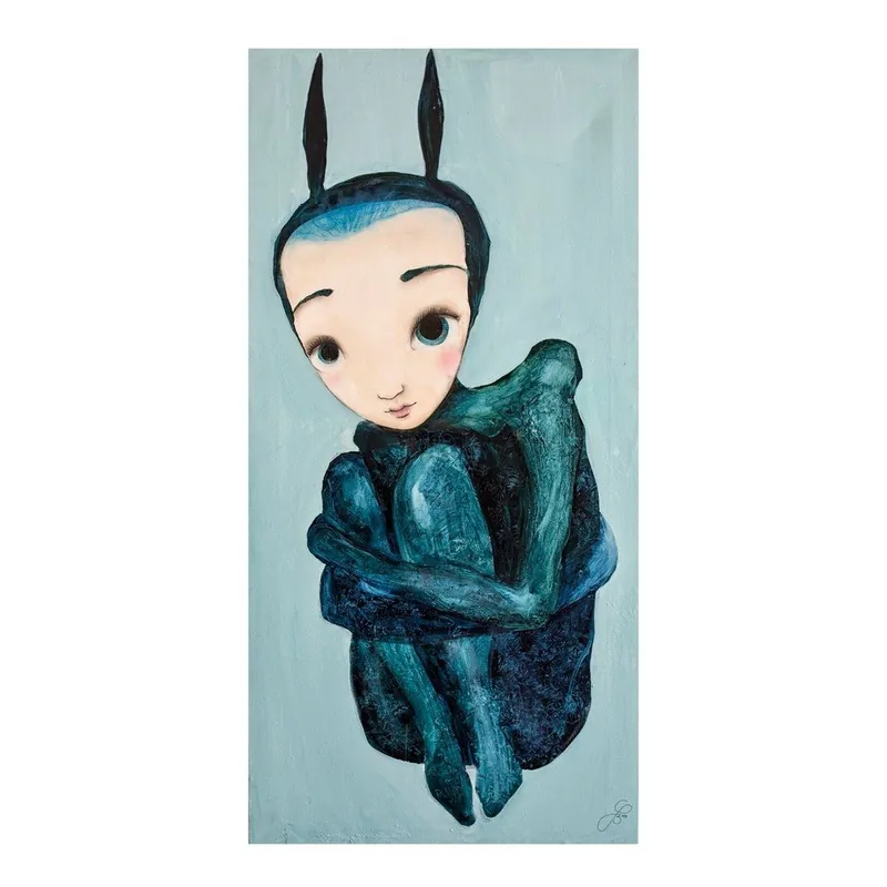 Okazja Plakat autorski Léna Brauner W objęciach, 52x60 cm Bonami