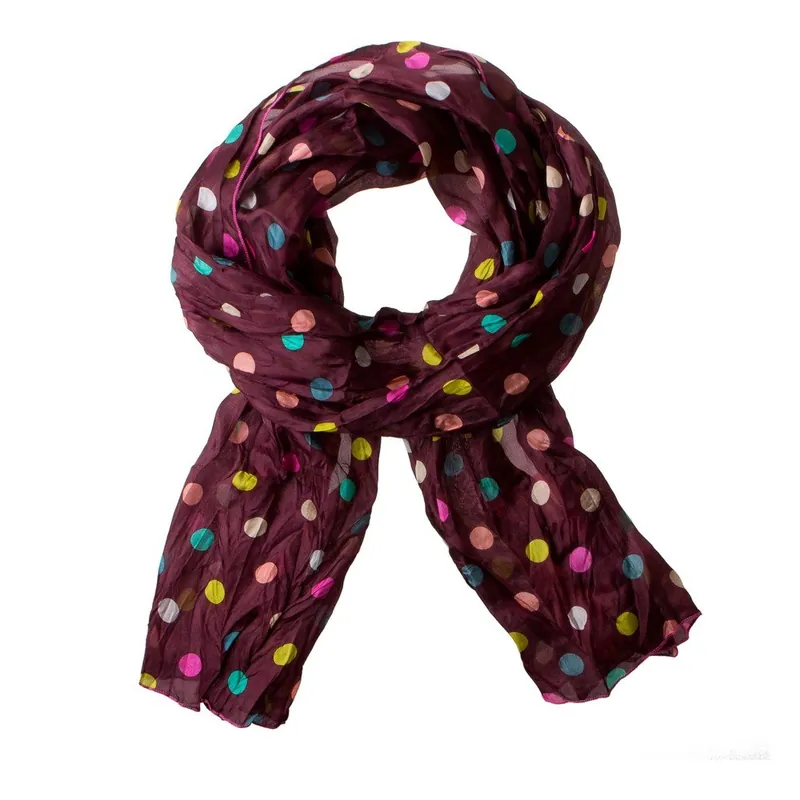 Oferta limitowana Szal Dream Circus Prune Dots Bonami