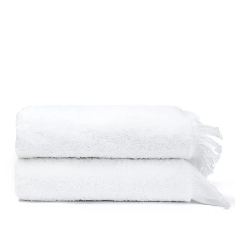 Wyjątkowa oferta Komplet 2 białych ręczników bawełnianych Casa Di Bassi Face, 50x90 cm Bonami