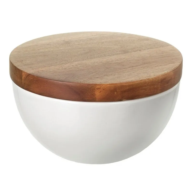 Misa z drewnianą pokrywką Bowl, 22 cm Bonami Wysoka jakość