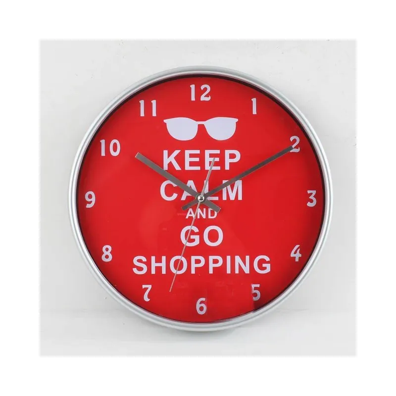 Zegar Keep Calm Red Bonami Szybka dostawa