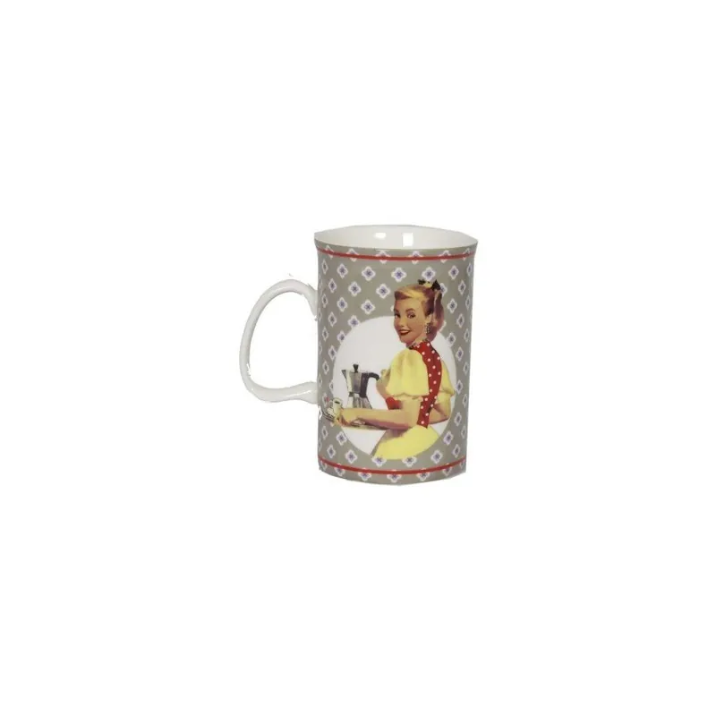 Kubek ceramiczny Antic Line Retro Gris Bonami Tani