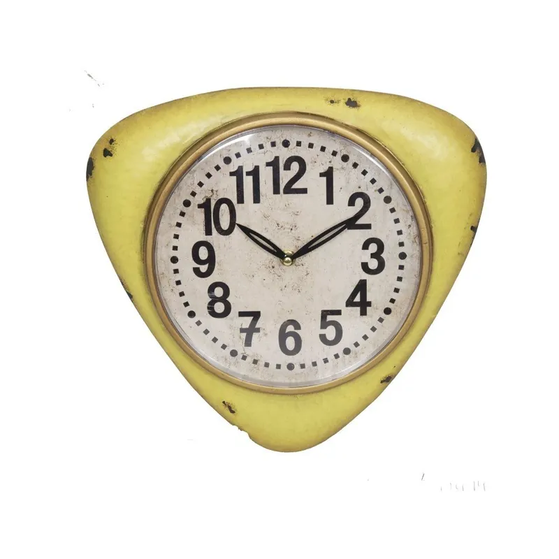 Żółty zegar ścienny Antic Line Yellow Vintage Bonami Ekspresowa dostawa